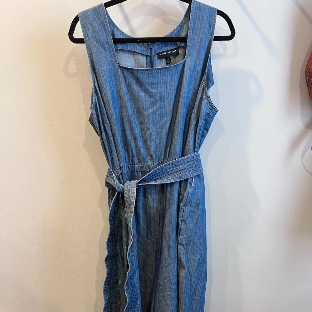 Denim Jumpsuit - Lane Bryant, Size 14
